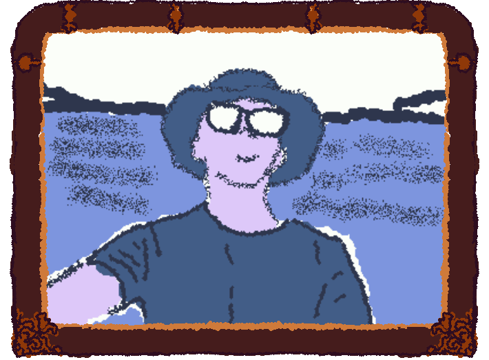 WigglyPaint portrait of the author
